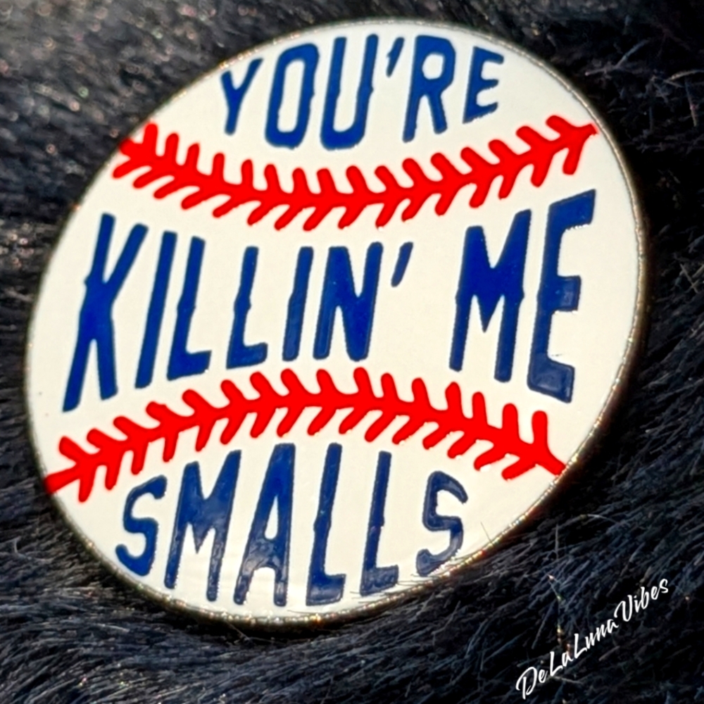 3/$12  NEW Baseball Movie Quote Enamel Pin